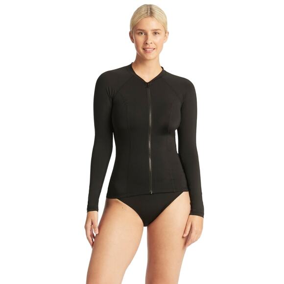 Sea Level Australia Eco Essentials Long Sleeve Rash Vest, Size 8 - Picture 3 of 9